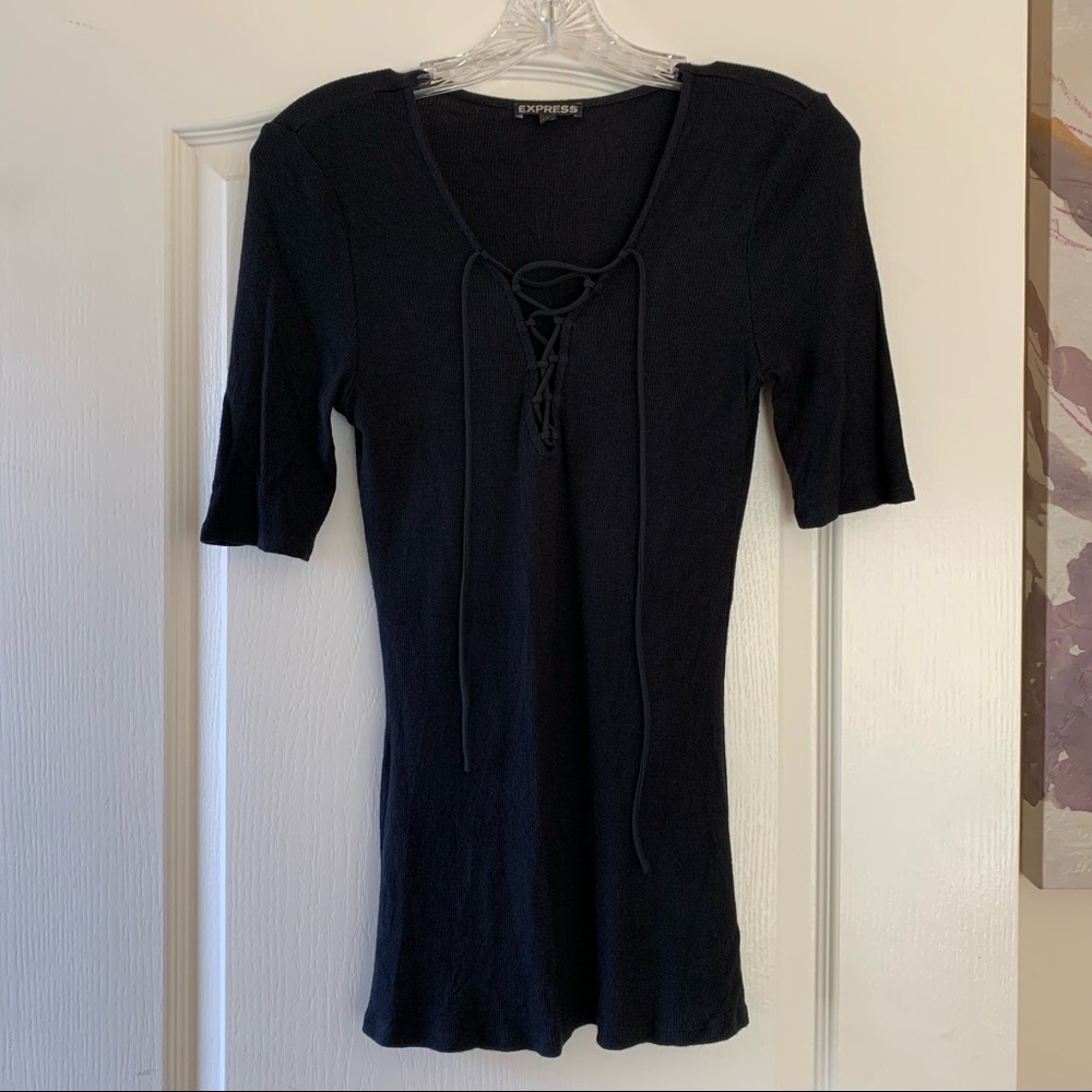 Express Lace Up Top